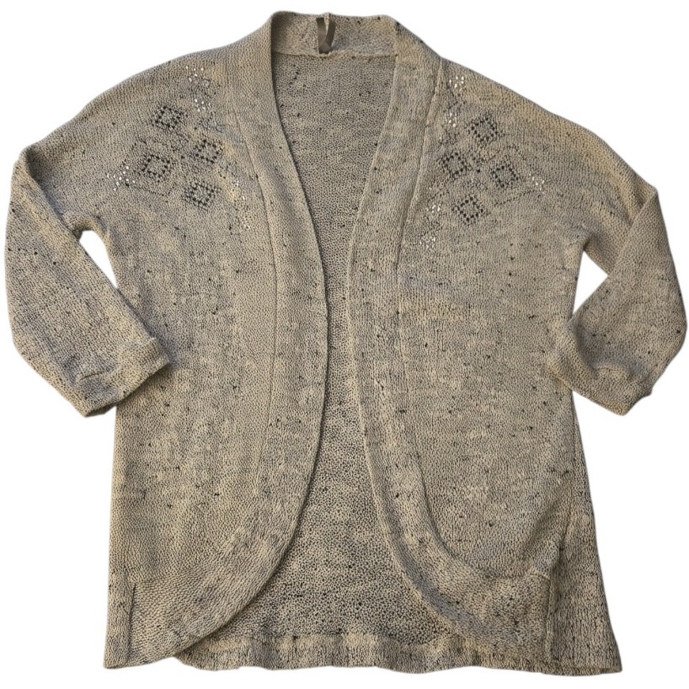 Vanity Womens Gray Bling Cardigan Sweater Size Medium